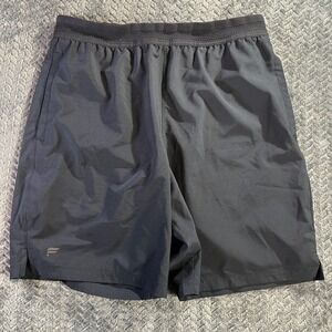 Fabletics Mens Dark Gray Athletic Shorts Size M Lightweight Performance